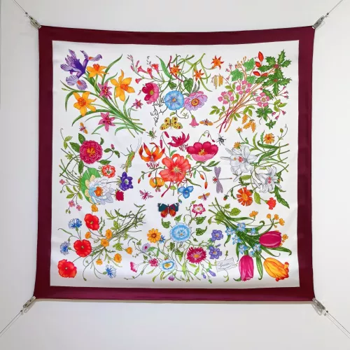Cheap Gucci Silk Squares #1338026, $$64.00 USD On Gucci Scarf