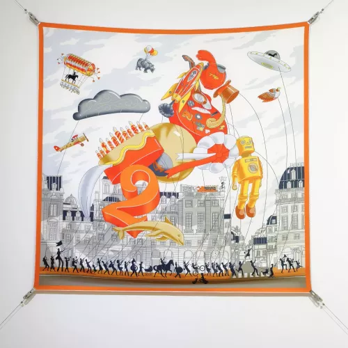 Cheap Hermes Silk Square #1338171, $$64.00 USD On Hermes Scarf