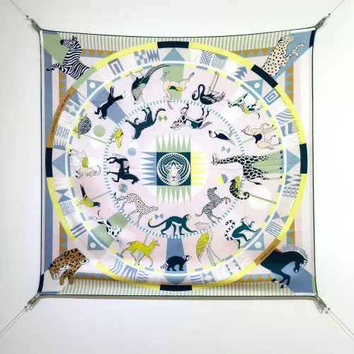 Cheap Hermes Silk Square #1338211, $$64.00 USD On Hermes Scarf
