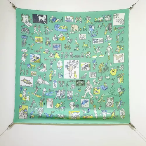 Cheap Hermes Silk Square #1338223, $$64.00 USD On Hermes Scarf
