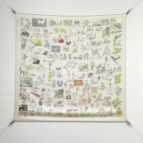 Cheap Hermes Silk Square #1338224, $$64.00 USD On Hermes Scarf
