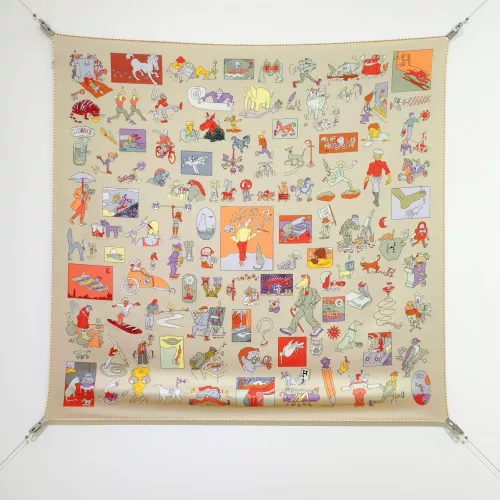 Cheap Hermes Silk Square #1338225, $$64.00 USD On Hermes Scarf