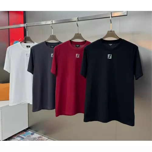 Replica Fendi T-Shirts Short Sleeved For Men #1338361 $85.00 USD for Wholesale