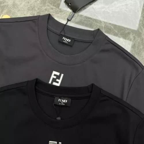 Replica Fendi T-Shirts Short Sleeved For Men #1338361 $85.00 USD for Wholesale