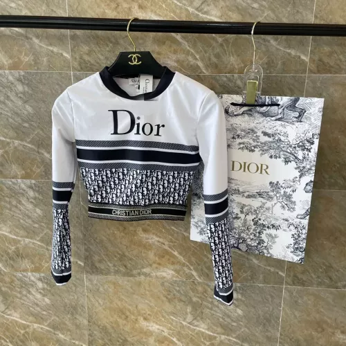 Replica Christian Dior Yoga Tracksuits Long Sleeved For Women #1338524 $45.00 USD for Wholesale