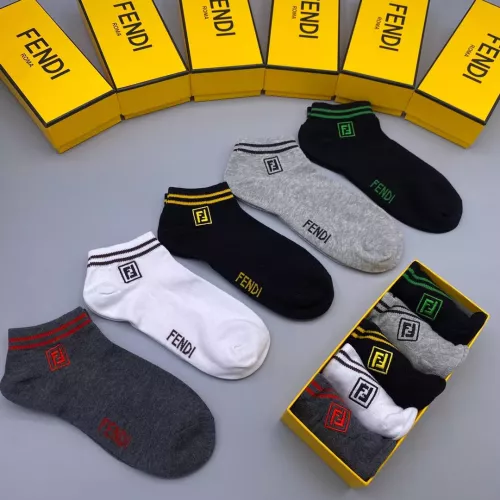 Replica Fendi Socks #1338617 $27.00 USD for Wholesale