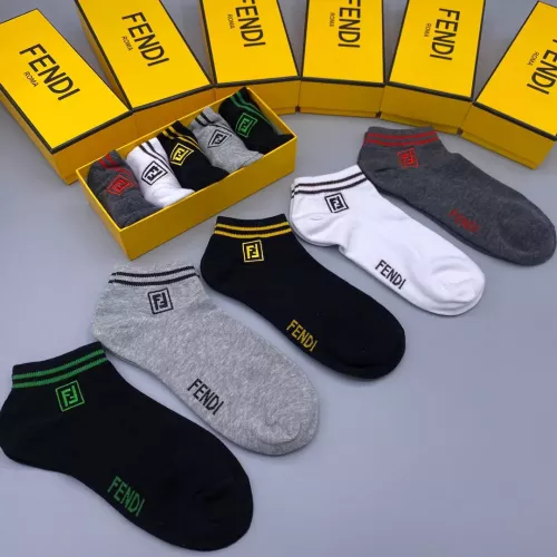 Replica Fendi Socks #1338617 $27.00 USD for Wholesale