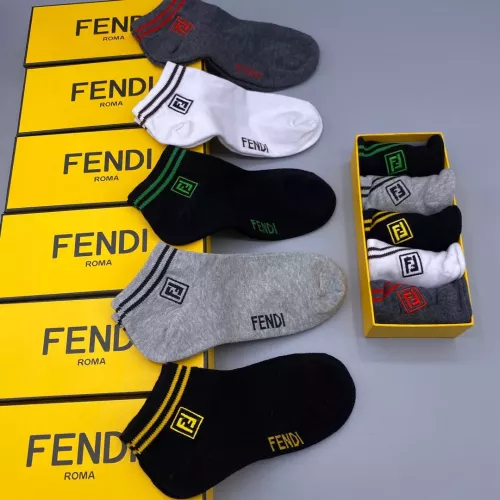 Replica Fendi Socks #1338617 $27.00 USD for Wholesale