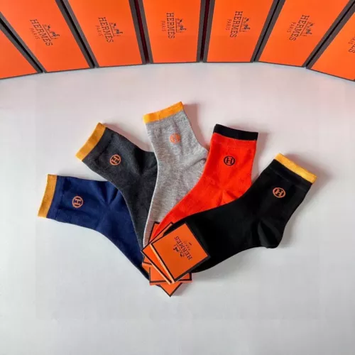 Replica Hermes Socks #1338635 $27.00 USD for Wholesale