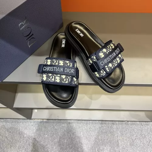 Replica Christian Dior Slippers For Men #1339604 $48.00 USD for Wholesale