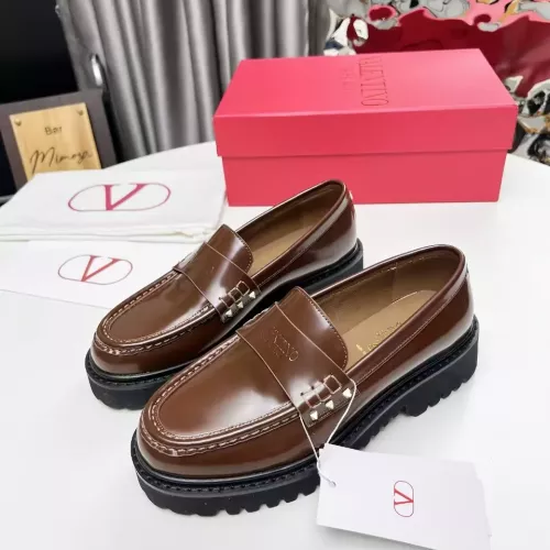 Cheap Valentino Leather Shoes For Women #1339624, $$102.00 USD On Valentino Leather Shoes