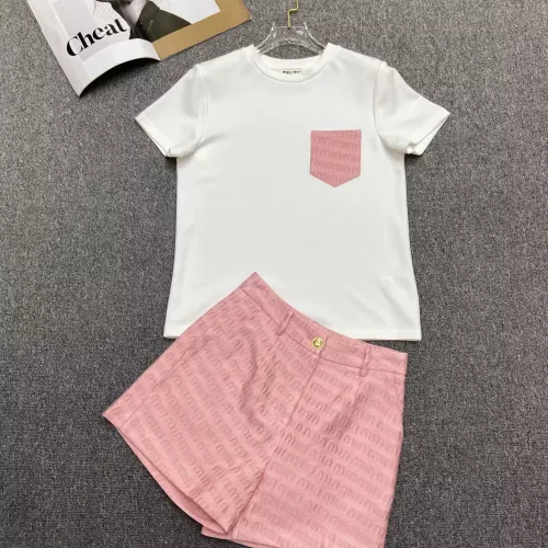Cheap MIU MIU Tracksuits Short Sleeved For Women #1339748, $$115.00 USD On MIU MIU Tracksuits