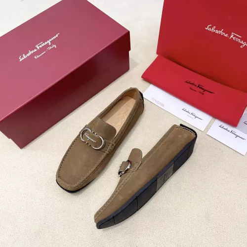 Cheap Salvatore Ferragamo Leather Shoes For Men #1339999, $$125.00 USD On Salvatore Ferragamo Leather Shoes
