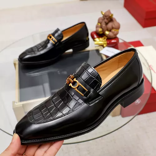 Cheap Salvatore Ferragamo Leather Shoes For Men #1340008, $$88.00 USD On Salvatore Ferragamo Leather Shoes