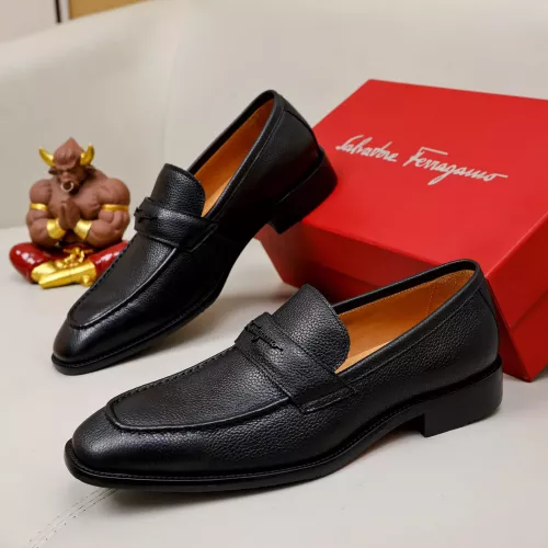 Cheap Salvatore Ferragamo Leather Shoes For Men #1340010, $$88.00 USD On Salvatore Ferragamo Leather Shoes