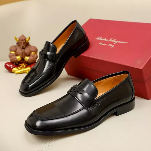Cheap Salvatore Ferragamo Leather Shoes For Men #1340013, $$88.00 USD On Salvatore Ferragamo Leather Shoes