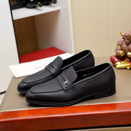 Cheap Salvatore Ferragamo Leather Shoes For Men #1340041, $$85.00 USD On Salvatore Ferragamo Leather Shoes