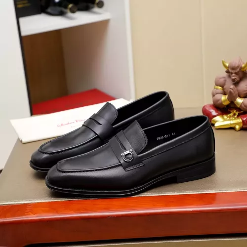 Cheap Salvatore Ferragamo Leather Shoes For Men #1340042, $$85.00 USD On Salvatore Ferragamo Leather Shoes