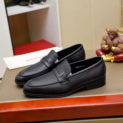 Cheap Salvatore Ferragamo Leather Shoes For Men #1340043, $$85.00 USD On Salvatore Ferragamo Leather Shoes
