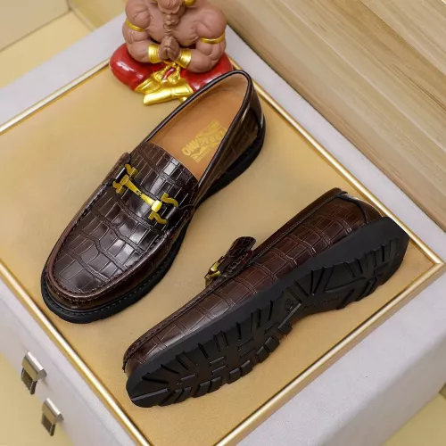 Cheap Salvatore Ferragamo Leather Shoes For Men #1340044, $$88.00 USD On Salvatore Ferragamo Leather Shoes