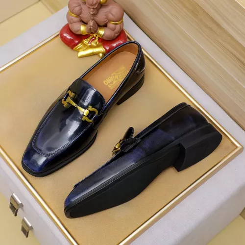 Cheap Salvatore Ferragamo Leather Shoes For Men #1340048, $$88.00 USD On Salvatore Ferragamo Leather Shoes