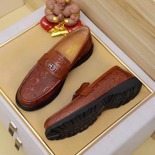 Cheap Salvatore Ferragamo Leather Shoes For Men #1340050, $$88.00 USD On Salvatore Ferragamo Leather Shoes