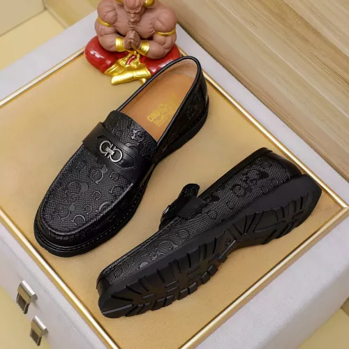 Cheap Salvatore Ferragamo Leather Shoes For Men #1340051, $$88.00 USD On Salvatore Ferragamo Leather Shoes