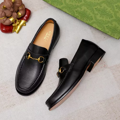 Replica Gucci Oxfords Shoes For Men #1340055 $88.00 USD for Wholesale