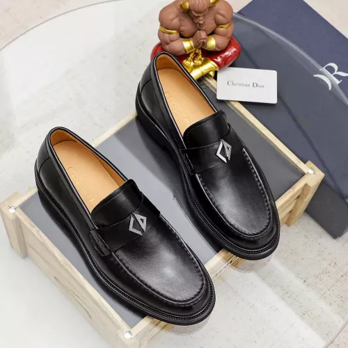 Replica Christian Dior Leather Shoes For Men #1340108 $96.00 USD for Wholesale