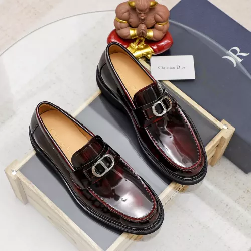Replica Christian Dior Leather Shoes For Men #1340109 $96.00 USD for Wholesale
