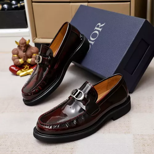 Replica Christian Dior Leather Shoes For Men #1340109 $96.00 USD for Wholesale