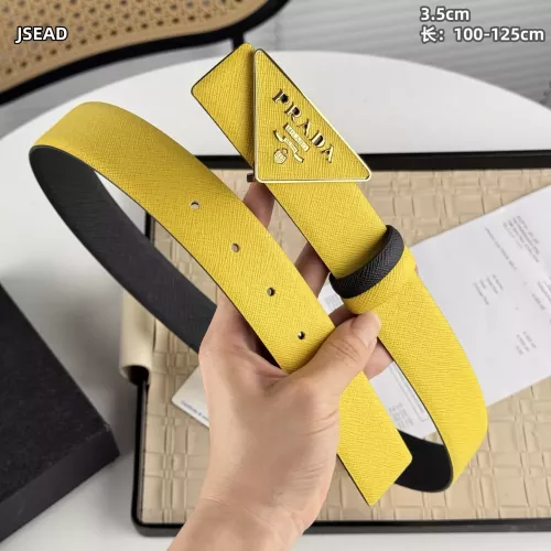 Cheap Prada AAA Quality Belts In Gold For Men #1340117, $$56.00 USD On Prada AAA Quality Belts