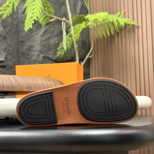 Replica Hermes Slippers For Men #1340206 $82.00 USD for Wholesale