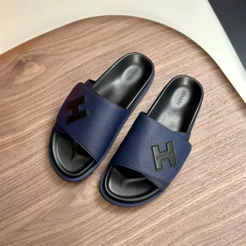Replica Hermes Slippers For Men #1340208 $82.00 USD for Wholesale