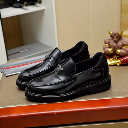 Cheap Prada Leather Shoes For Men #1340216, $$88.00 USD On Prada Leather Shoes