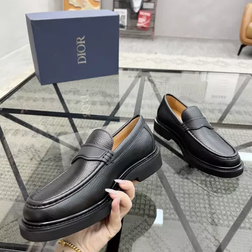 Replica Christian Dior Leather Shoes For Men #1340312 $132.00 USD for Wholesale