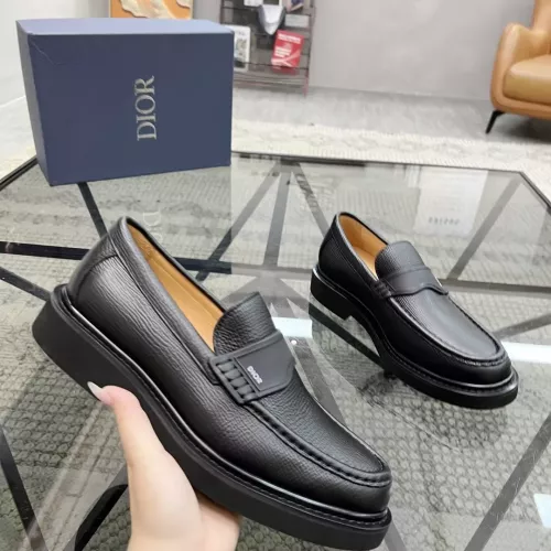 Replica Christian Dior Leather Shoes For Men #1340312 $132.00 USD for Wholesale