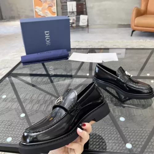 Replica Christian Dior Leather Shoes For Men #1340314 $132.00 USD for Wholesale