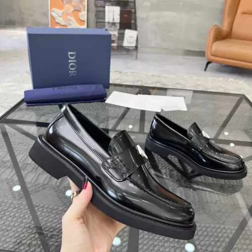 Replica Christian Dior Leather Shoes For Men #1340314 $132.00 USD for Wholesale