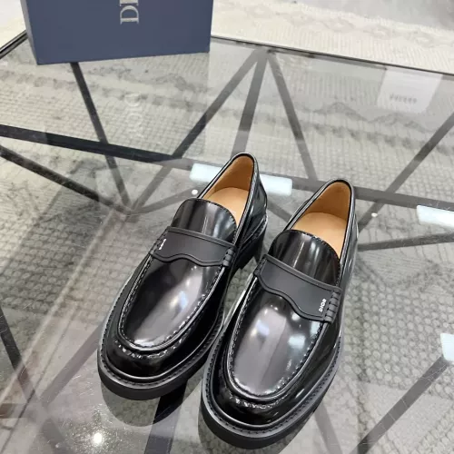 Replica Christian Dior Leather Shoes For Men #1340317 $132.00 USD for Wholesale