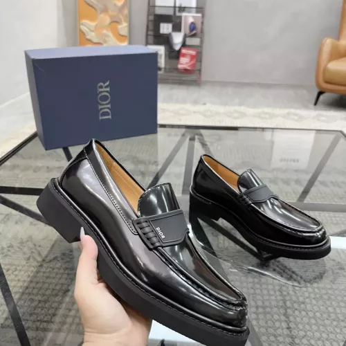 Replica Christian Dior Leather Shoes For Men #1340317 $132.00 USD for Wholesale
