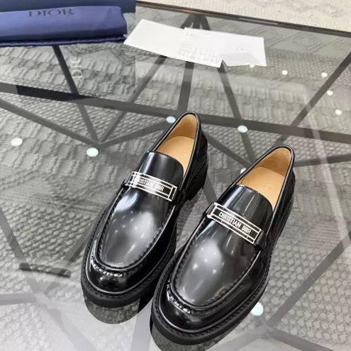 Replica Christian Dior Leather Shoes For Men #1340319 $132.00 USD for Wholesale