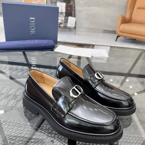 Replica Christian Dior Leather Shoes For Men #1340324 $132.00 USD for Wholesale