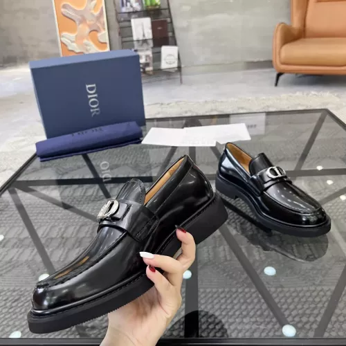 Replica Christian Dior Leather Shoes For Men #1340324 $132.00 USD for Wholesale