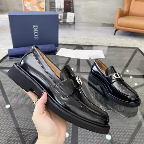 Replica Christian Dior Leather Shoes For Men #1340324 $132.00 USD for Wholesale