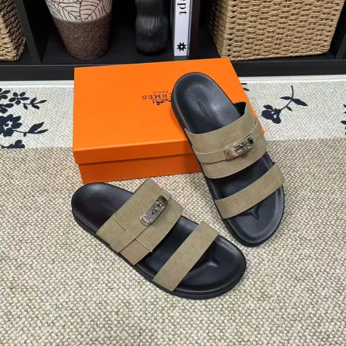 Cheap Hermes Slippers For Men #1340329, $$60.00 USD On Hermes Slippers