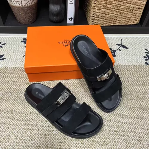 Cheap Hermes Slippers For Men #1340333, $$60.00 USD On Hermes Slippers