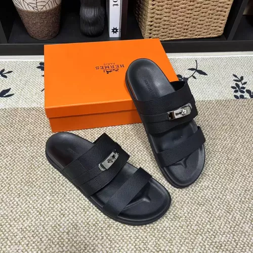 Cheap Hermes Slippers For Men #1340336, $$60.00 USD On Hermes Slippers