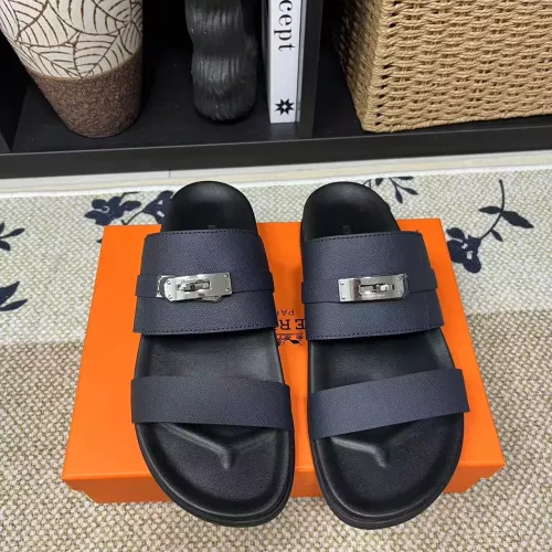 Replica Hermes Slippers For Men #1340337 $60.00 USD for Wholesale