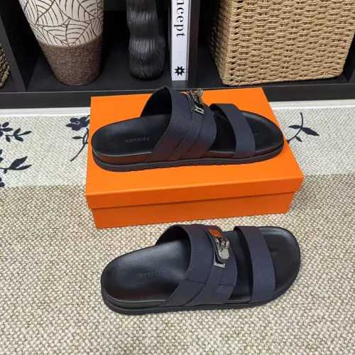 Replica Hermes Slippers For Men #1340337 $60.00 USD for Wholesale